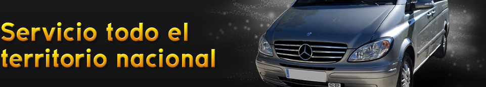 Servicio todo el territorio nacional España